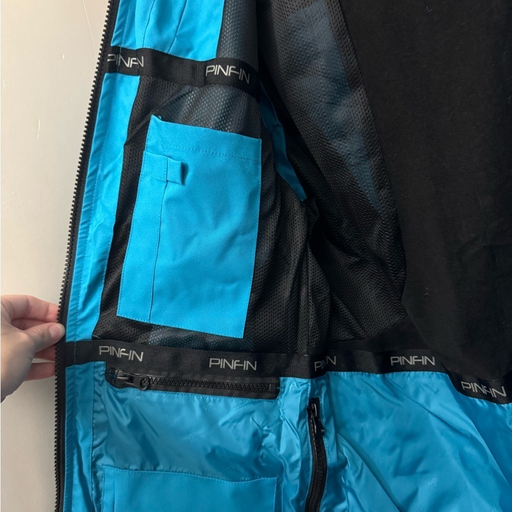 PINFIN Blue Hooded Alpha Series Jacket - Picture 4 of 8
